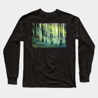 Abstract Green Trees Long Sleeve T-Shirt